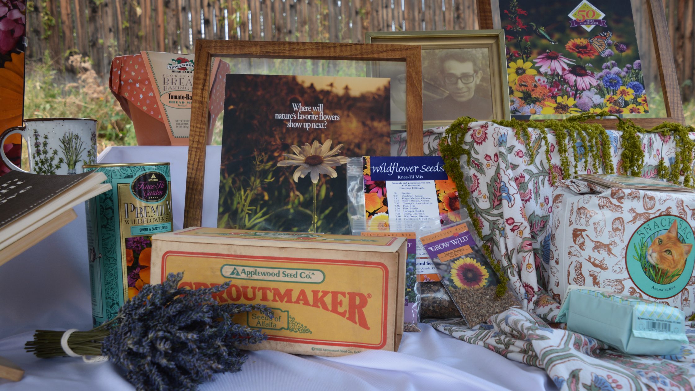 Historical memorabilia displayed on a table